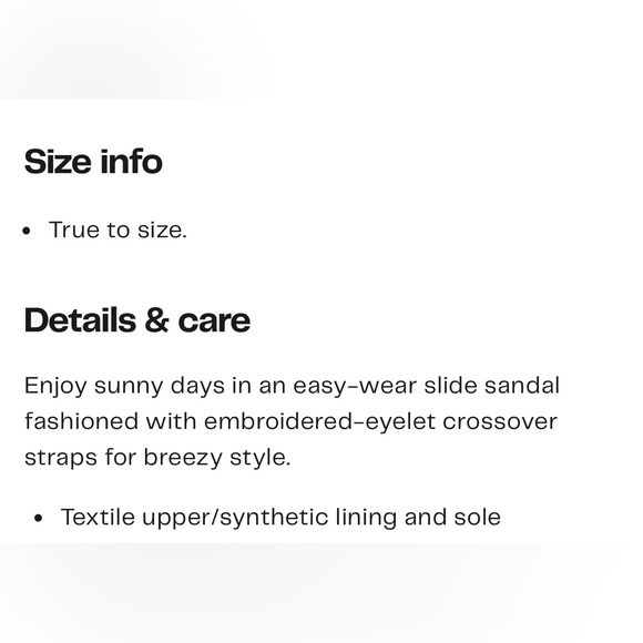 Splendid Salvia Embroidered Eyelet Slide Sandal. Size 7.5 - Picture 4 of 14